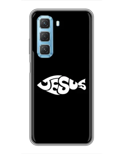 Чехол для Infinix Hot 50 5G с картинкой «Рыба Jesus» Чехол для Infinix Hot 50 5G с картинкой «Рыба Jesus»