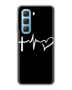 Чехол для Infinix Hot 50 5G с картинкой «Пульс веры»