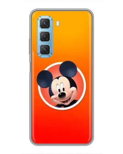 Чехол для Infinix Hot 50 5G с картинкой «Mickey в круге»