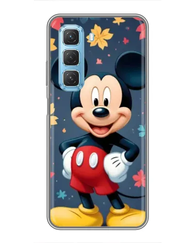 Чехол для Infinix Hot 50 5G с картинкой «Осенний Mickey Mouse»