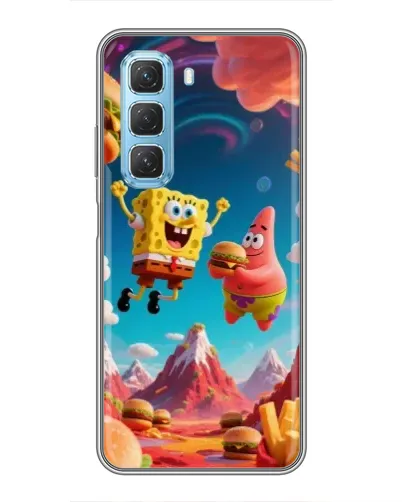 Чехол для Infinix Hot 50 5G с картинкой «Космический фастфуд» Чехол для Infinix Hot 50 5G с картинкой «Космический фастфуд»