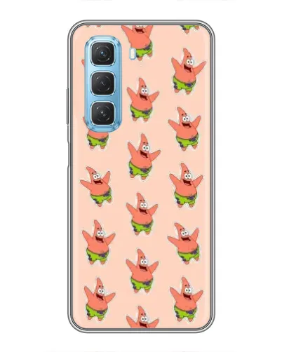 Чехол для Infinix Hot 50 5G с картинкой «Патрик Стар паттерн» Чехол для Infinix Hot 50 5G с картинкой «Патрик Стар паттерн»