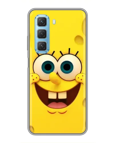 Чехол для Infinix Hot 50 5G с картинкой «Губка Боб улыбка» Чехол для Infinix Hot 50 5G с картинкой «Губка Боб улыбка»