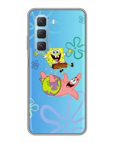 Чехол для Infinix Hot 50 5G с картинкой «Спанч Боб и Патрик» Чехол для Infinix Hot 50 5G с картинкой «Спанч Боб и Патрик»