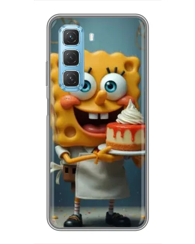 Чехол для Infinix Hot 50 5G с картинкой «Повар Спанч Боб» Чехол для Infinix Hot 50 5G с картинкой «Повар Спанч Боб»