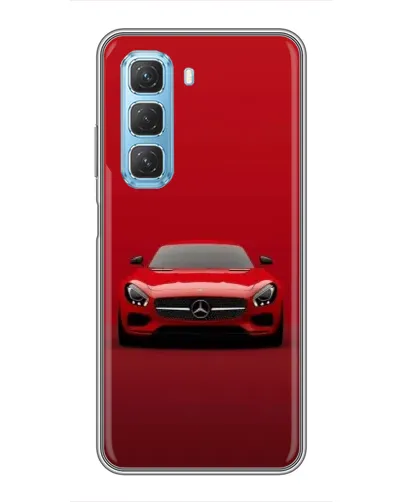 Чехол для Infinix Hot 50 5G с картинкой «Красный Mercedes AMG» Чехол для Infinix Hot 50 5G с картинкой «Красный Mercedes AMG»