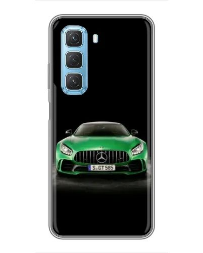 Чехол для Infinix Hot 50 5G с картинкой «Mercedes — неоновый лого» Чехол для Infinix Hot 50 5G с картинкой «Mercedes — неоновый лого»