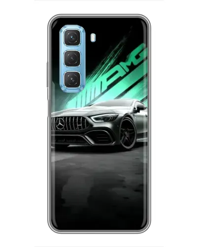 Чехол для Infinix Hot 50 5G с картинкой «Темный Mercedes AMG» Чехол для Infinix Hot 50 5G с картинкой «Темный Mercedes AMG»