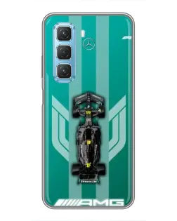 Чехол для Infinix Hot 50 5G с картинкой «Mercedes AMG Petronas»