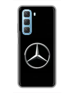 Чехол для Infinix Hot 50 5G с картинкой «Mercedes классический лого»