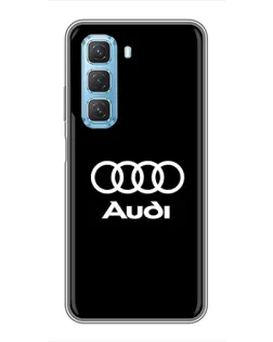 Чехол для Infinix Hot 50 5G с картинкой «Классическое лого Audi» Чехол для Infinix Hot 50 5G с картинкой «Классическое лого Audi»