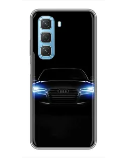 Чехол для Infinix Hot 50 5G с картинкой «Audi в неоне» Чехол для Infinix Hot 50 5G с картинкой «Audi в неоне»