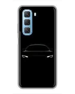 Чехол для Infinix Hot 50 5G с картинкой «Взгляд Audi в темноте» Чехол для Infinix Hot 50 5G с картинкой «Взгляд Audi в темноте»