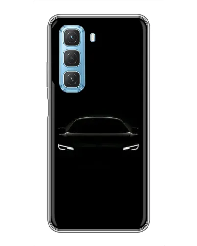Чехол для Infinix Hot 50 5G с картинкой «Взгляд Audi в темноте»