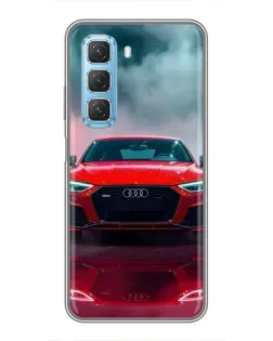 Чехол для Infinix Hot 50 5G с картинкой «Audi RS — красный стиль» Чехол для Infinix Hot 50 5G с картинкой «Audi RS — красный стиль»