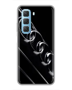 Чехол для Infinix Hot 50 5G с картинкой «Audi — абстрактные кольца» Чехол для Infinix Hot 50 5G с картинкой «Audi — абстрактные кольца»