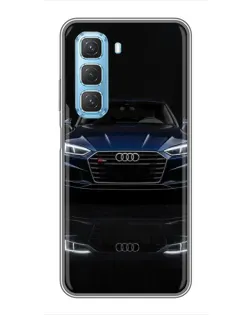 Чехол для Infinix Hot 50 5G с картинкой «Audi — ночное отражение» Чехол для Infinix Hot 50 5G с картинкой «Audi — ночное отражение»