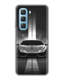 Чехол для Infinix Hot 50 5G с картинкой «Lamborghini симметрия дорог» Чехол для Infinix Hot 50 5G с картинкой «Lamborghini симметрия дорог»