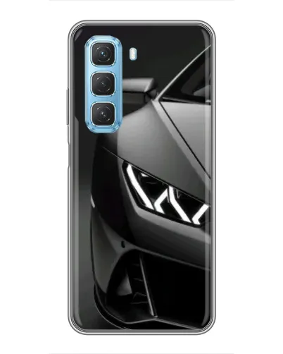 Чехол для Infinix Hot 50 5G с картинкой «Lamborghini фары детализация»