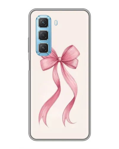 Чехол для Infinix Hot 50 5G с картинкой «Розовый бант»
