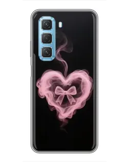 Чехол для Infinix Hot 50 5G с картинкой «Дымчатое сердце»