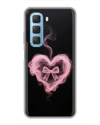 Чехол для Infinix Hot 50 5G с картинкой «Дымчатое сердце»