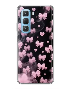 Чехол для Infinix Hot 50 5G с картинкой «Неоновое кружево»