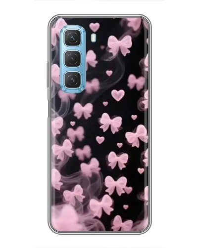 Чехол для Infinix Hot 50 5G с картинкой «Неоновое кружево»