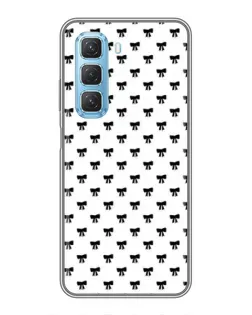 Чехол для Infinix Hot 50 5G с картинкой «Мини-бантики»