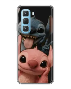Чехол для Infinix Hot 50 5G с картинкой «Стич и Ангел» Чехол для Infinix Hot 50 5G с картинкой «Стич и Ангел»