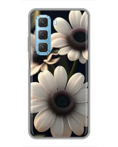 Чехол для Infinix Hot 50 5G с картинкой «Белые маргаритки макро» Чехол для Infinix Hot 50 5G с картинкой «Белые маргаритки макро»