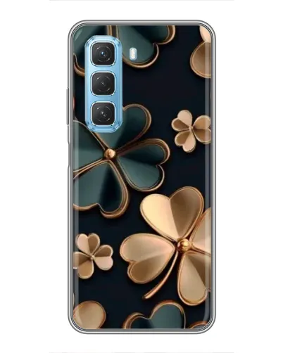 Чехол для Infinix Hot 50 5G с картинкой «Клевер в золоте» Чехол для Infinix Hot 50 5G с картинкой «Клевер в золоте»