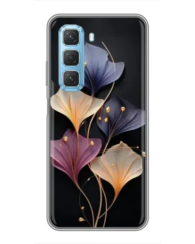 Чехол для Infinix Hot 50 5G с картинкой «Лиловые цветы грации» Чехол для Infinix Hot 50 5G с картинкой «Лиловые цветы грации»