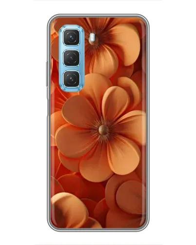 Чехол для Infinix Hot 50 5G с картинкой «Оранжевый макро цветок» Чехол для Infinix Hot 50 5G с картинкой «Оранжевый макро цветок»