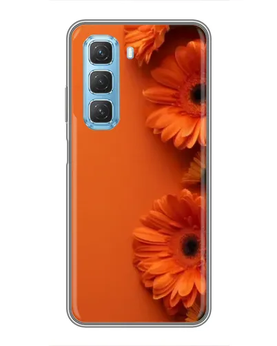 Чехол для Infinix Hot 50 5G с картинкой «Оранжевые герберы» Чехол для Infinix Hot 50 5G с картинкой «Оранжевые герберы»