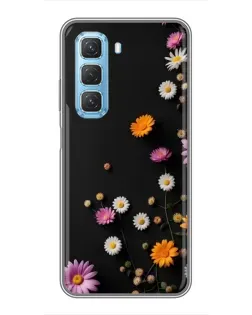 Чехол для Infinix Hot 50 5G с картинкой «Цветочная композиция»