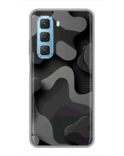 Чехол для Infinix Hot 50 5G с картинкой «Темный абстрактный камуфляж» Чехол для Infinix Hot 50 5G с картинкой «Темный абстрактный камуфляж»