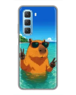 Чехол для Infinix Hot 50 5G с картинкой «Морская капибара» Чехол для Infinix Hot 50 5G с картинкой «Морская капибара»