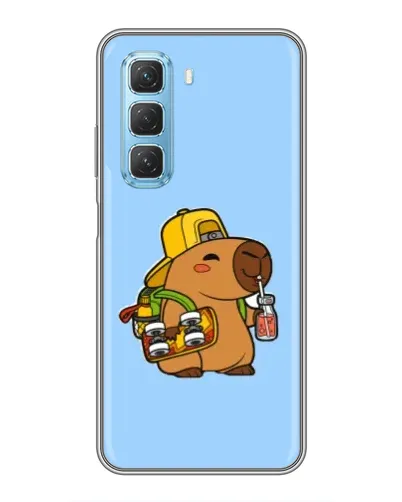 Чехол для Infinix Hot 50 5G с картинкой «Капибара на скейте» Чехол для Infinix Hot 50 5G с картинкой «Капибара на скейте»