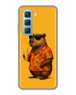 Чехол для Infinix Hot 50 5G с картинкой «Капибара на отдыхе» Чехол для Infinix Hot 50 5G с картинкой «Капибара на отдыхе»