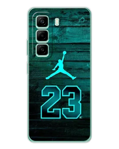 Чехол для Infinix Hot 50 Pro Plus с картинкой «Jordan Cyan 23» Чехол для Infinix Hot 50 Pro Plus с картинкой «Jordan Cyan 23»