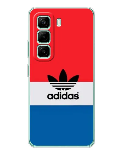 Чехол для Infinix Hot 50 Pro Plus с картинкой «Ретро блоки Adidas»