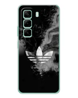 Чехол для Infinix Hot 50 Pro Plus с картинкой «Абстрактный дым Adidas»