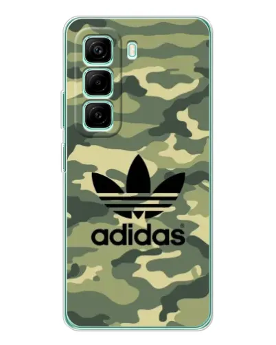 Чехол для Infinix Hot 50 Pro Plus с картинкой «Милитари стиль Adidas»