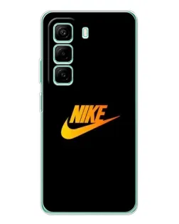 Чехол для Infinix Hot 50 Pro Plus с картинкой «Золотой логотип Nike»