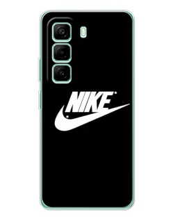 Чехол для Infinix Hot 50 Pro Plus с картинкой «Мазки краски Nike»