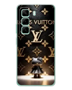 Чехол для Infinix Hot 50 Pro Plus с картинкой «Монограмма с фигурой»