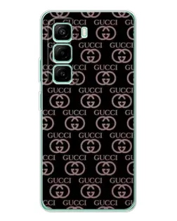 Чехол для Infinix Hot 50 Pro Plus с картинкой «Классическая монограмма Gucci»