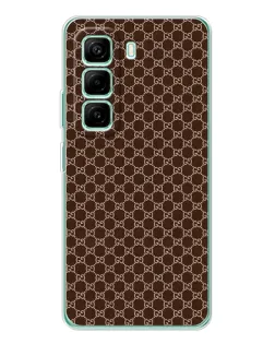 Чехол для Infinix Hot 50 Pro Plus с картинкой «Gucci — шоколадная сетка»