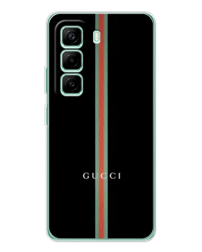 Чехол для Infinix Hot 50 Pro Plus с картинкой «Gucci — строгая линия» Чехол для Infinix Hot 50 Pro Plus с картинкой «Gucci — строгая линия»